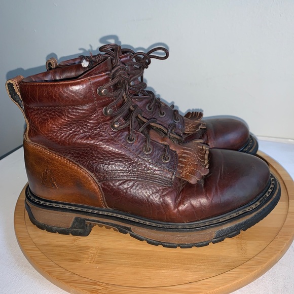 ROCKY ORIGINAL RIDE WATERPROOF LACER BOOTS - Picture 3 of 8